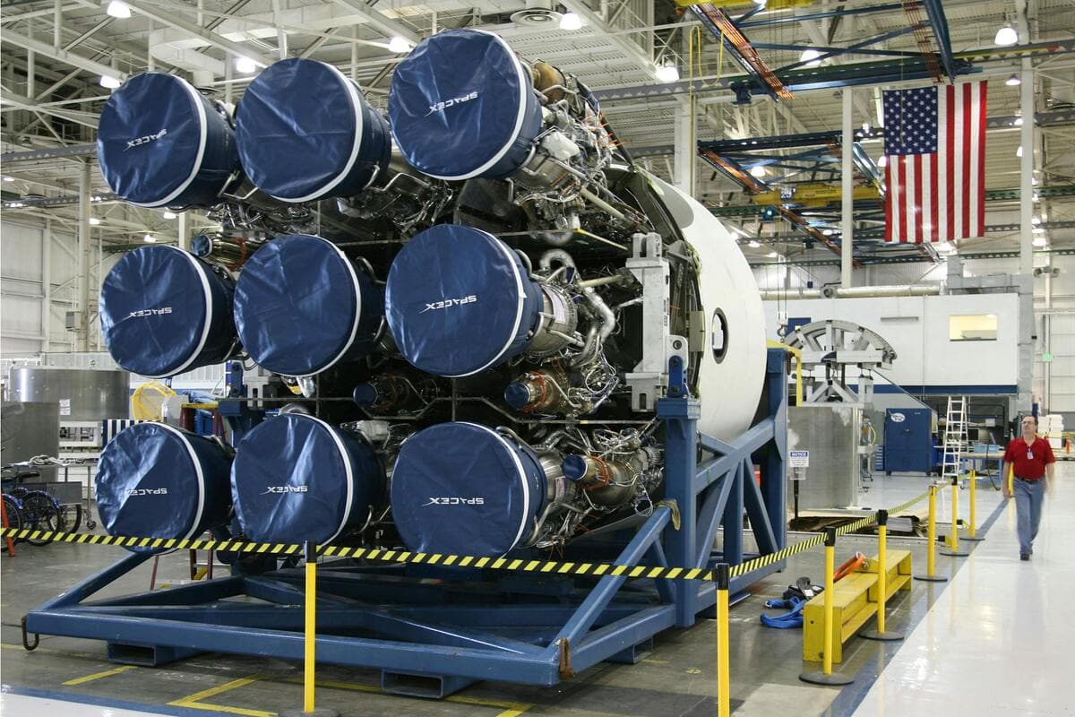 SpaceX Merlin rocket engines - American manufacturing excellence